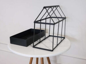 Ikea SENAPSKÅL plant pot holder Galvanized steel frame