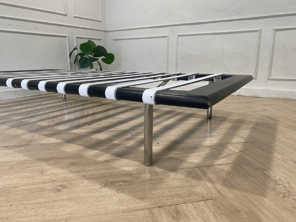 3-foot daybed, wooden frame, black