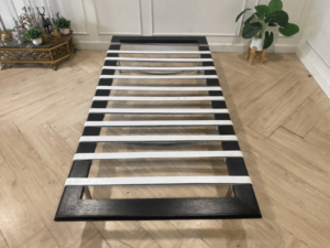 3-foot daybed, wooden frame, black