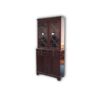 Chinese style wooden display cabinet, 2 glass doors, 3 wood doors, imported from Europe.
