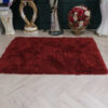 Carpet, carpet, fur, for the living room, red