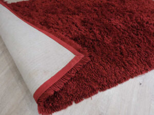 Carpet, carpet, fur, for the living room, red
