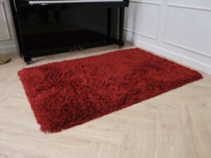 Carpet, carpet, fur, for the living room, red