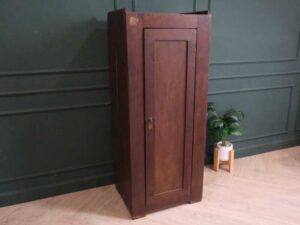 Storage cabinet with 1 door, vintage style, European workmanship, sourced from Germany.
