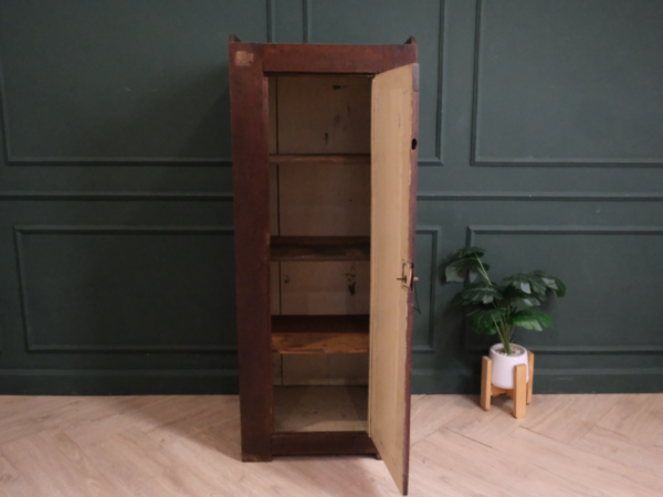 Storage cabinet with 1 door, vintage style, European workmanship, sourced from Germany.