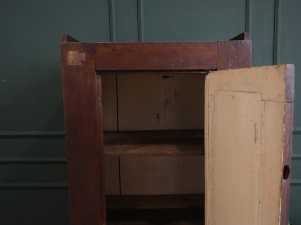 Storage cabinet with 1 door, vintage style, European workmanship, sourced from Germany.