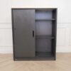 Filing cabinet, storage cabinet, black wooden frame, LAMEX.