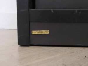 Filing cabinet, storage cabinet, black wooden frame, LAMEX.