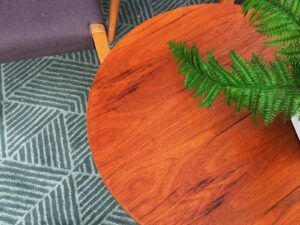 Round wooden table, medium size