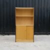 Wooden document storage cabinet storage cabinet 2 shelves 1 storage compartment sliding door Perfect brand model SW-852