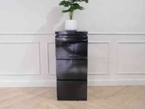 Barber shop, beauty salon cabinet, black 3-layer drawer cabinet, new product