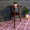 Tall side table with 2 shelves, European made from Germany.