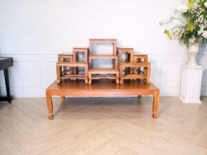 Altar table, group 9, teak wood, 46 cm