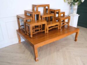 Altar table, group 9, teak wood, 46 cm