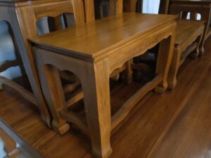 Altar table, group 9, teak wood, 46 cm