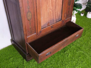 Storage cabinet, real wood cabinet, 1 door, 1 drawer