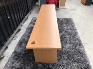 Wooden document shelf, 4 shelves