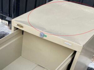 Steel document cabinet with 3 drawers, Lucky brand