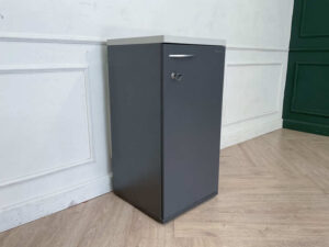 Wooden document cabinet storage cabinet 1 door white top MODERNFROM brand (3)