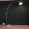 floor lamp Curved marble base, adjustable size.
