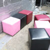 Dice cushion, dice stool, rectangular cushion, artificial leather