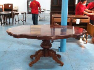 Mahogany dining table Multi-purpose table Imported from Europe