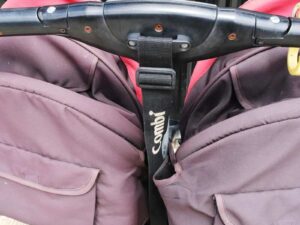 double baby stroller Twin baby stroller with mosquito net, Combi brand, 360 degree wheels