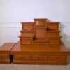 9 altar tables with drawers