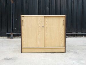 File cabinet storage cabinet sliding door wooden frame Perfect brand