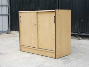 File cabinet storage cabinet sliding door wooden frame Perfect brand