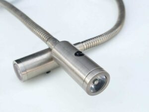 Reading lamp, bed head, steel frame, can be bent.