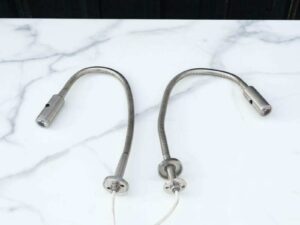 Reading lamp, bed head, steel frame, can be bent.