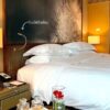 Reading lamp, bed head, steel frame, can be bent.