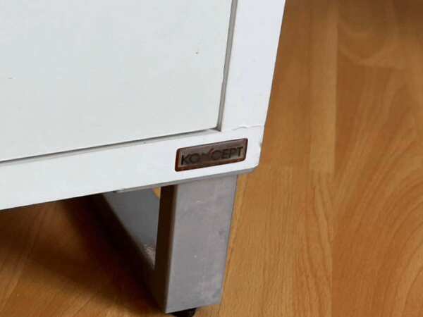 TV stand set, living room, white, Koncept brand