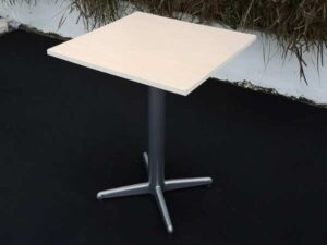 Dining table, 2 seat dining table, steel legs, size 60x60 cm (table only)
