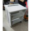 Multipurpose table with 3 shelves, white