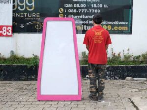 Pink product advertising light sign (light box sign / light box sign / LightBox)