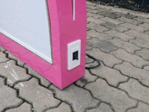 Pink product advertising light sign (light box sign / light box sign / LightBox)
