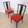 Real teak chair Restaurant chairs, red fabric cushion, hotel work