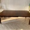 Dining table with wheels, classic style