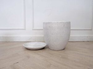 flower pot size Clay pots with sandblasted pattern quality materials strong and durable
