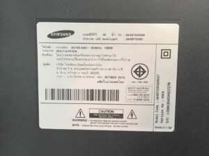 Samsung LCD television 40 inches, model UA40F5000AR