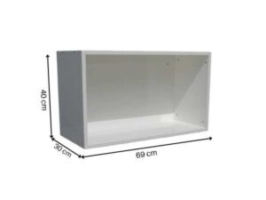Product shelf Pallet High gloss white wood frame