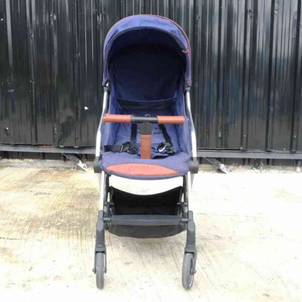 EMBIX baby stroller, blue stroller, swivel wheels, lightweight, EMBIX brand