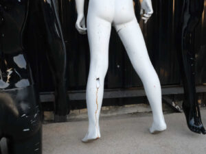 Full body white children's shirt display mannequin