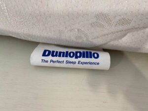 5-foot white mattress, Dunlopillo brand, Empyrean model.