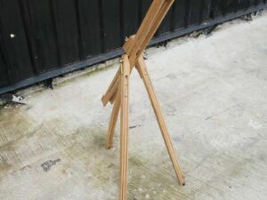 Wooden easel, drawing easel, tiltable 180 degrees, height adjustable legs.