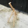 Wooden easel, drawing easel, tiltable 180 degrees, height adjustable legs.