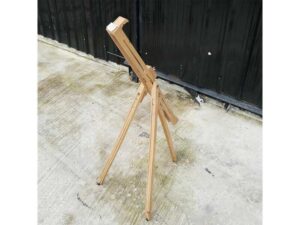 Wooden easel, drawing easel, tiltable 180 degrees, height adjustable legs.