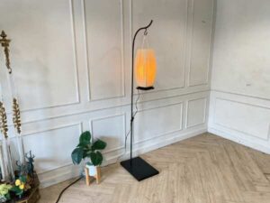 New Chinese style floor lamp living room lamp iron base